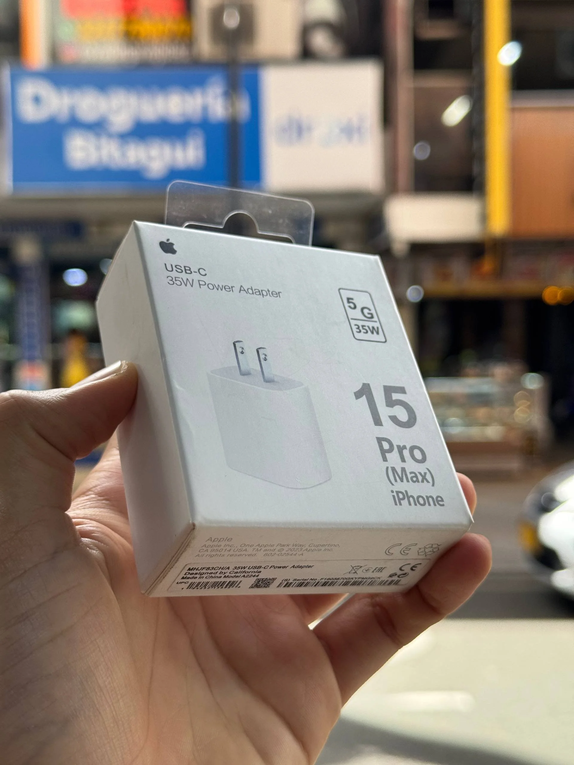 Cargador Cubo Apple 35W