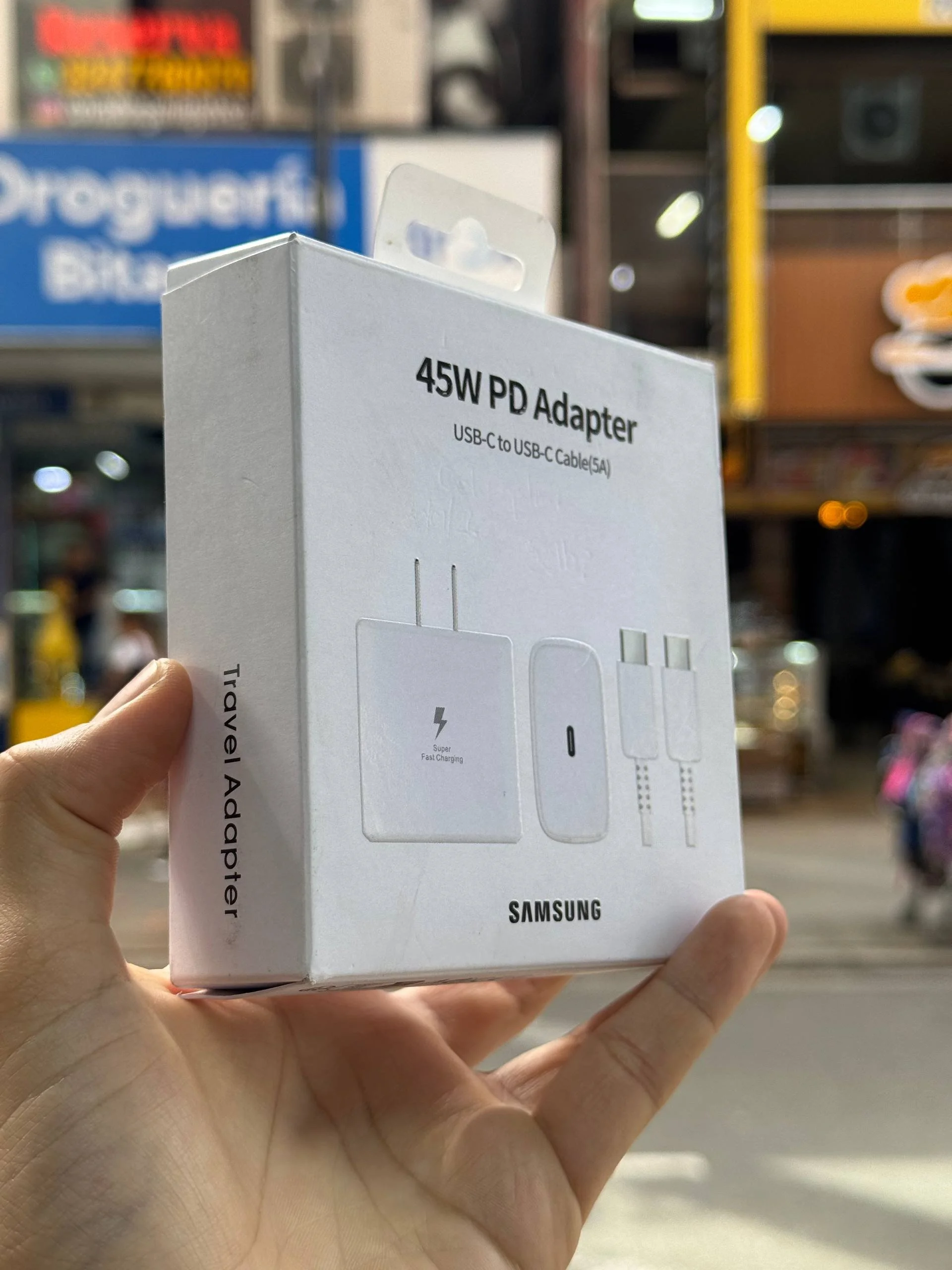 Cargador Samsung Original 45W con Cable USB-C