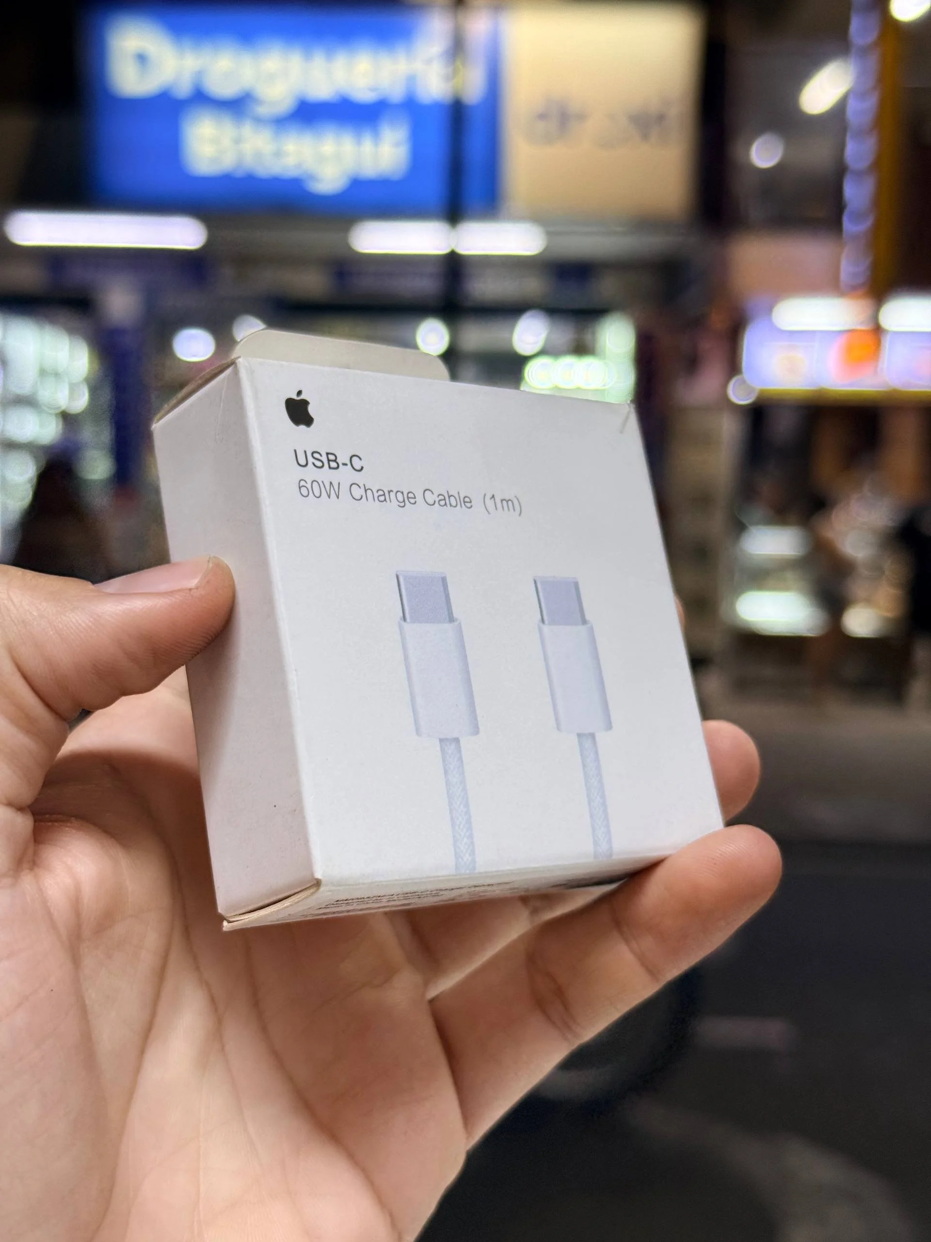 Cable de Carga USB-C de 60W 1M Apple