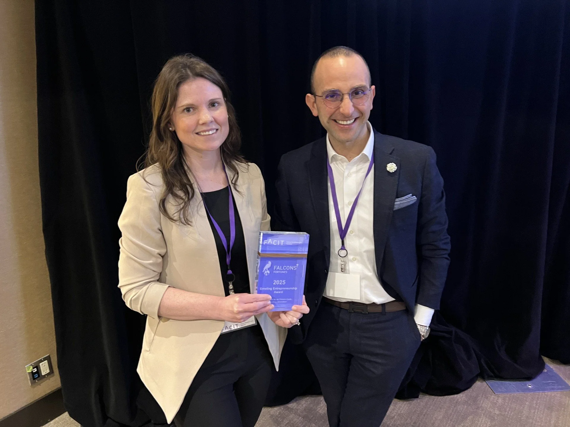 Hamilton, Ontario Startup NodeAI wins Falcons' Fortunes 2025 for Revolutionary Lung Cancer Diagnostics using Artificial Intelligence.