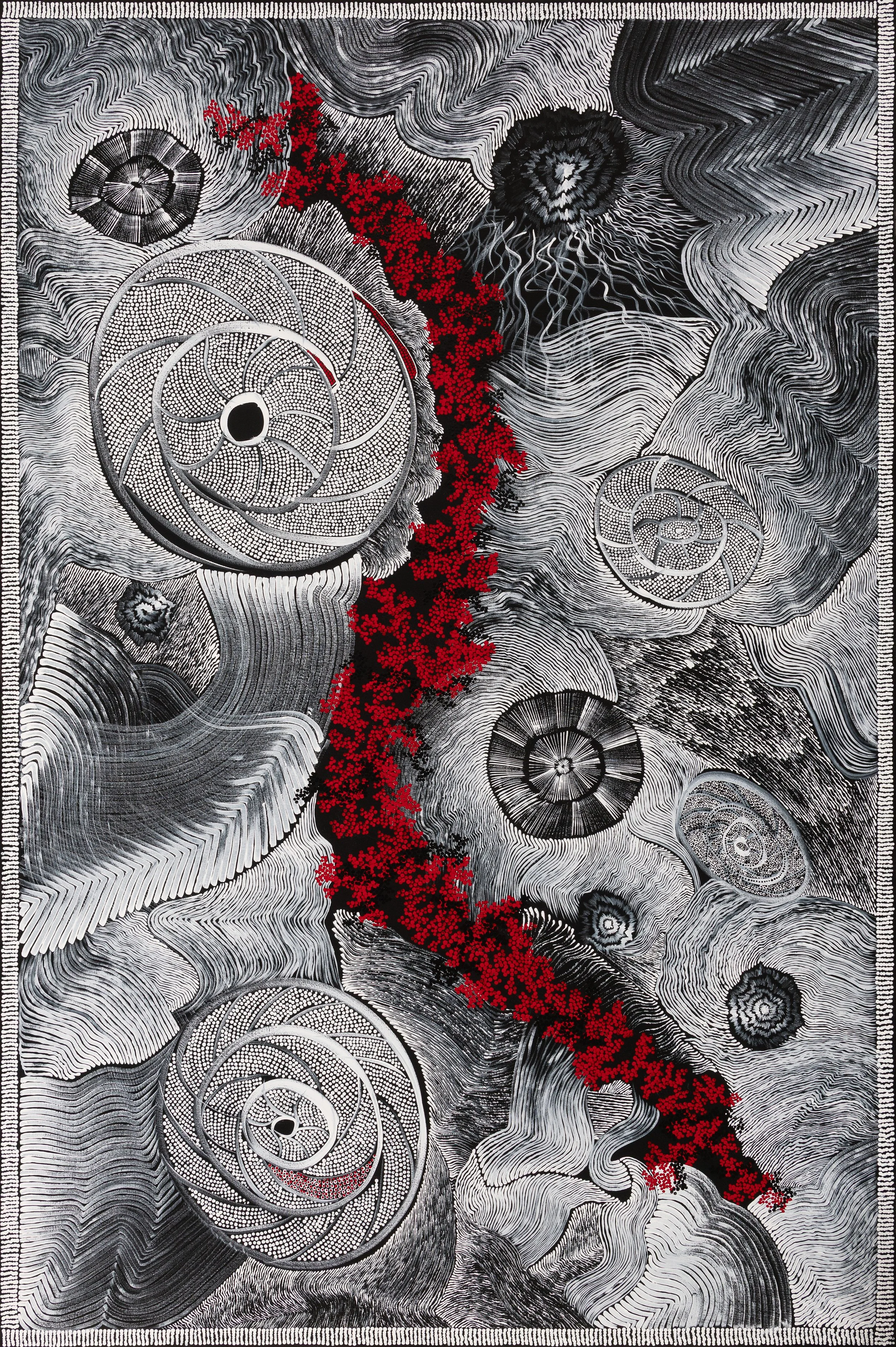 'Heavens Above'     120cm x 180cm     $2500