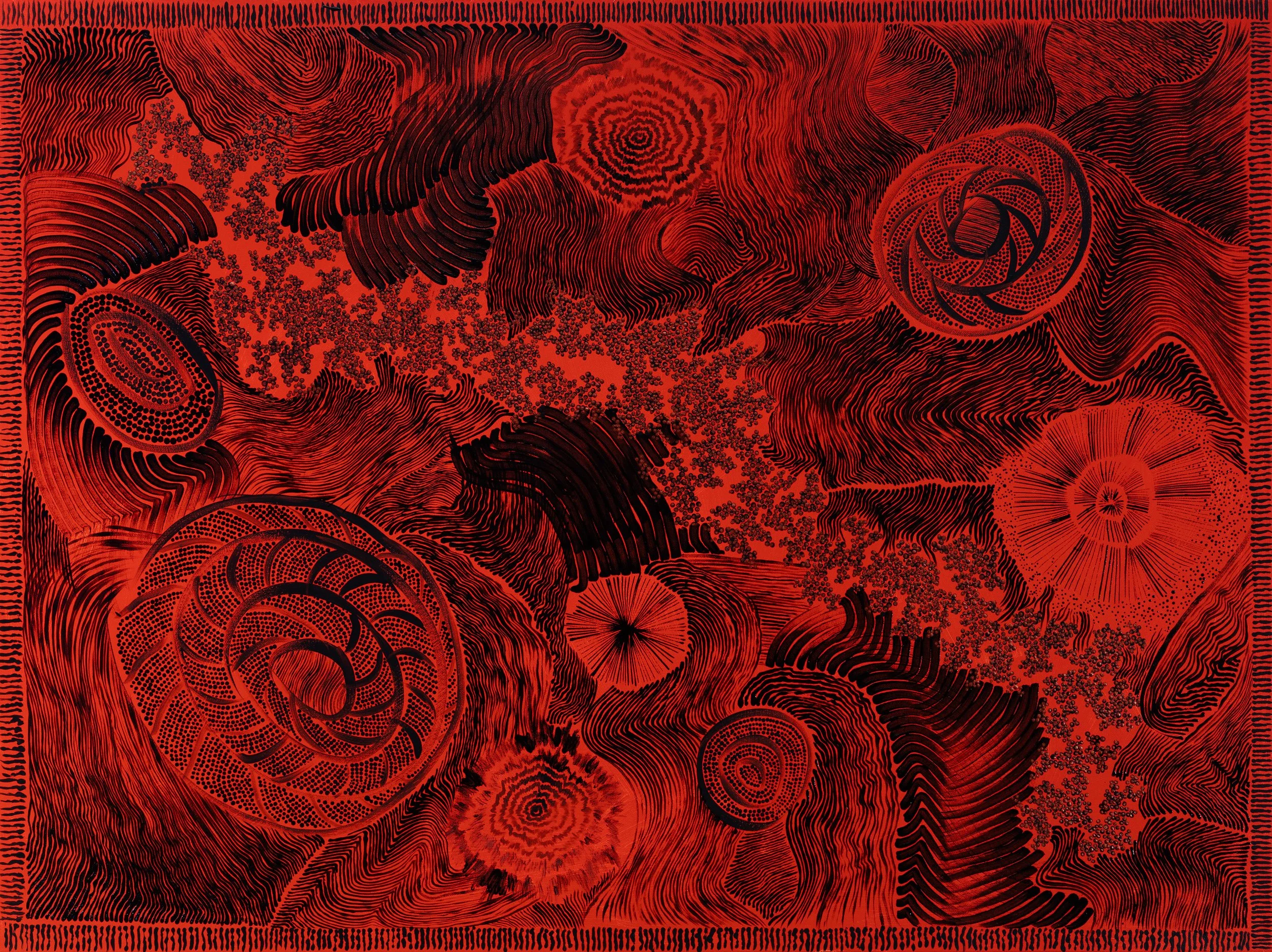 'Marscape'     91cm x 122cm     $1000