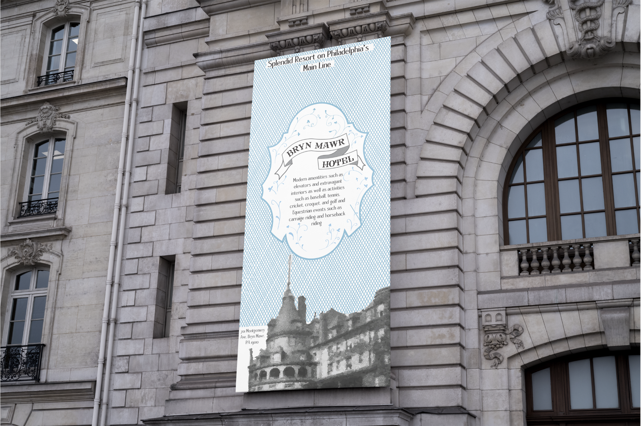 Bryn Mawr Resort Art Nouveau Advertisement