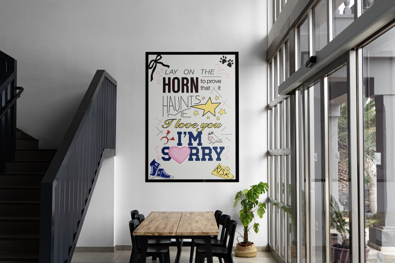 Gracie Abrams "I Love You, I'm Sorry" Music Lyrics Poster