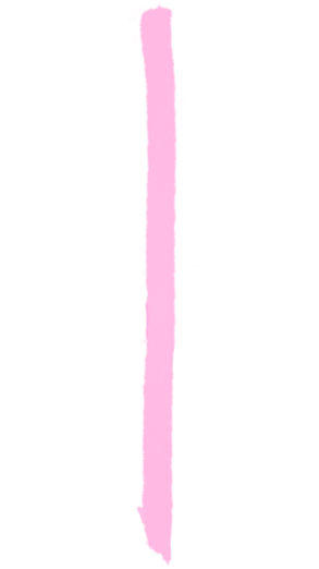 A vertical pink streak or line on a black background.
