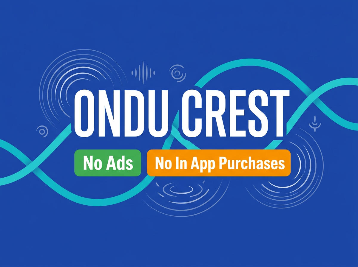 Ondu Crest gameplay art - a low cost mobile game with no ads or in app purchases