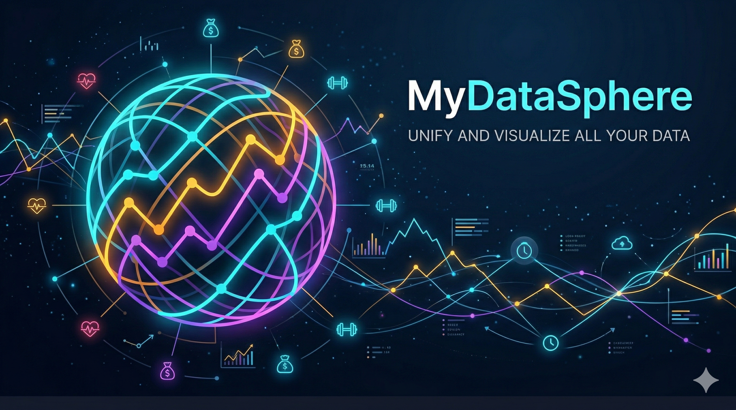 Title image for MyDataSphere an app by KT Applications and Entertainment.