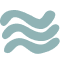 Three wavy lines representing water or waves