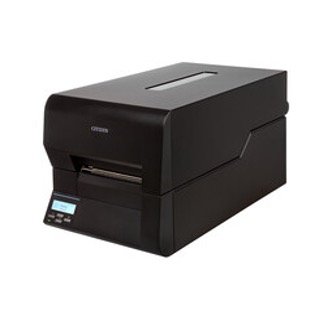 Black Canon laser printer with control panel and paper output tray