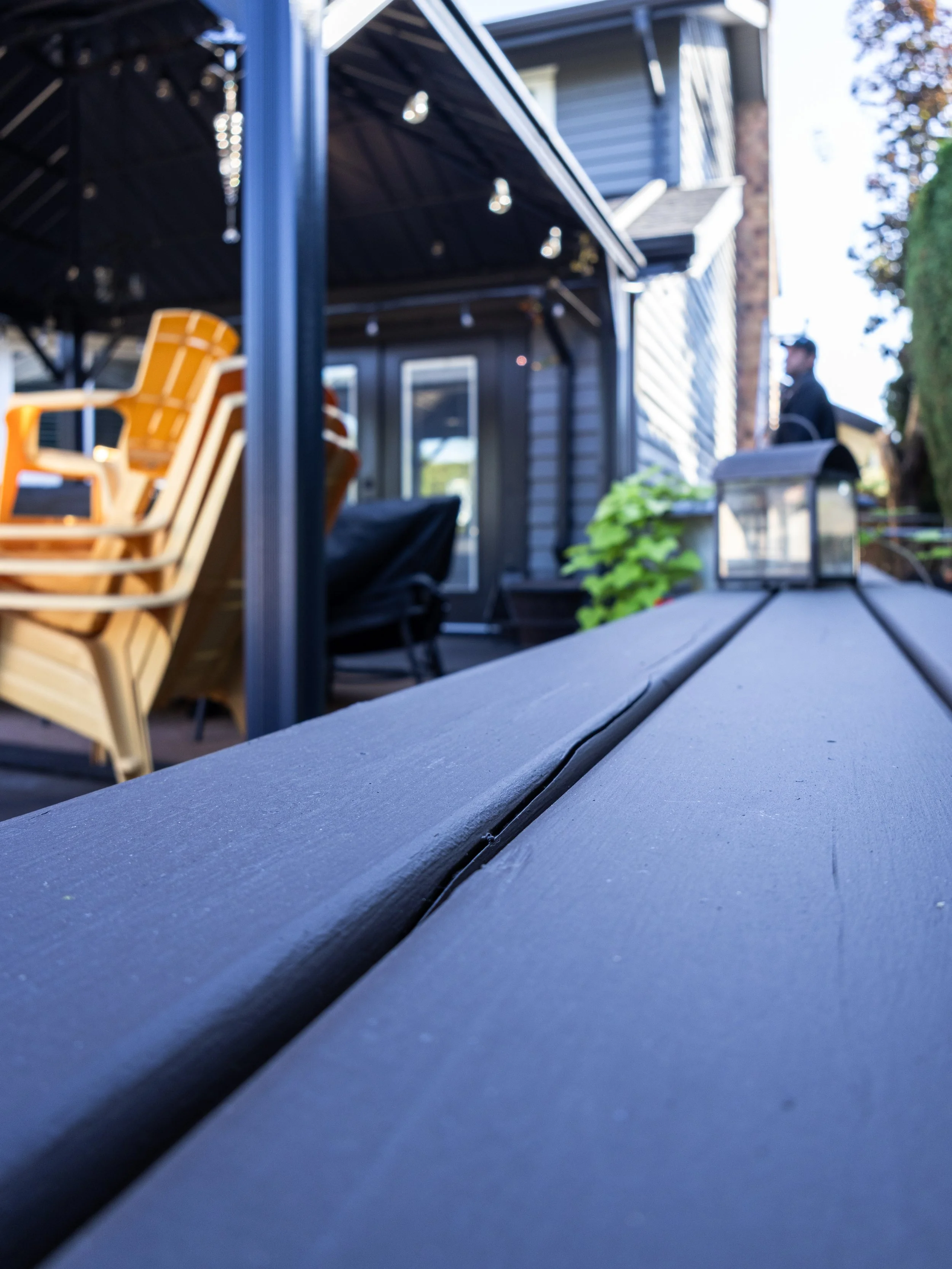 Deck staining project