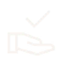 Hand holding a checkmark