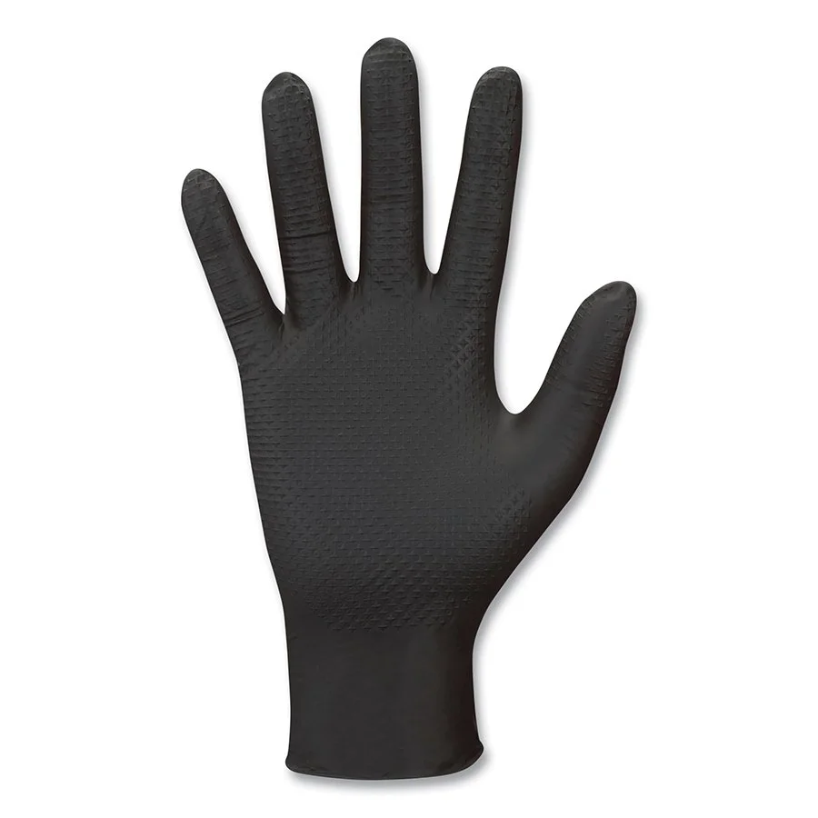 8-Mil PyraGrip Aviation Nitrile Gloves (XL)