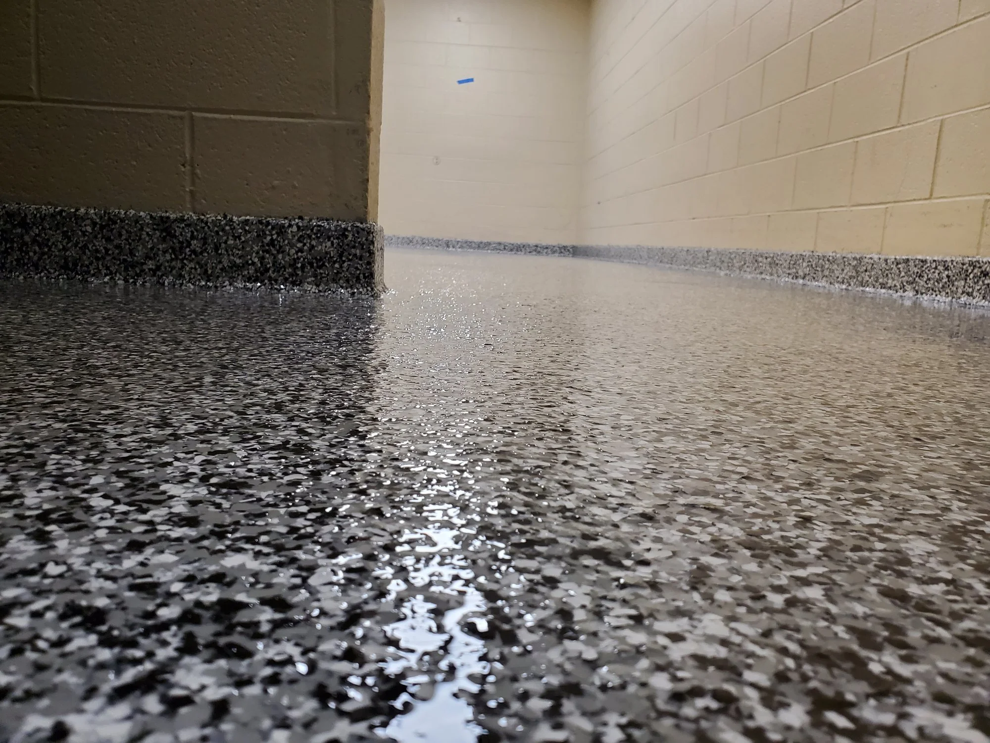 domino flake epoxy next level epoxy concrete floor coatings