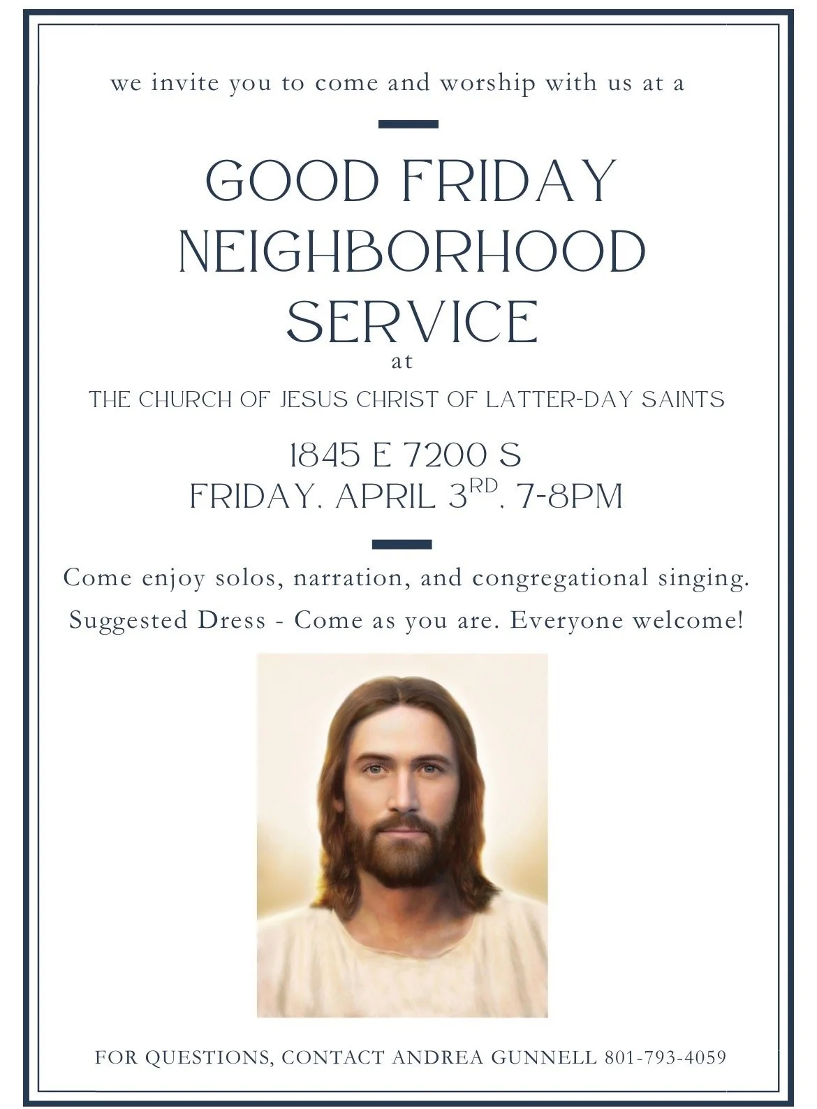 Good Friday Neighborhood Musical