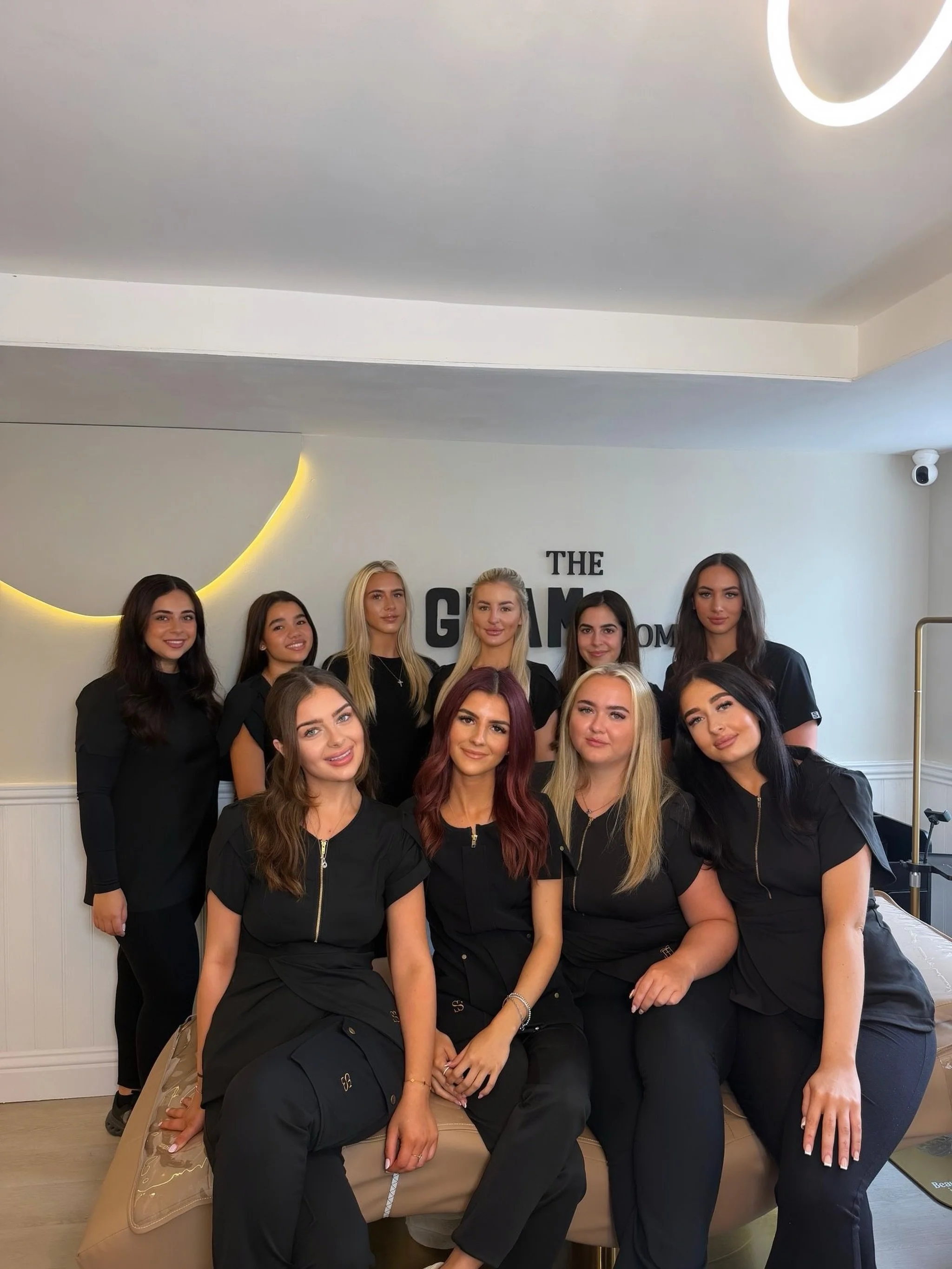 UPDATED VERSION ✨

With our new team members (and probably not the last update, as we&rsquo;re always growing! )

Introducing&hellip; The Glam Room Team 🤍

Offering everything you need under one roof &mdash; Lashes, Brows, Nails, Facials, Hair, Aest