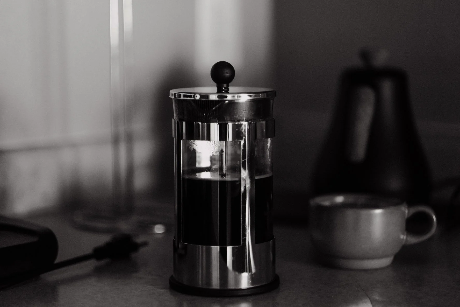 coffee in the morning.