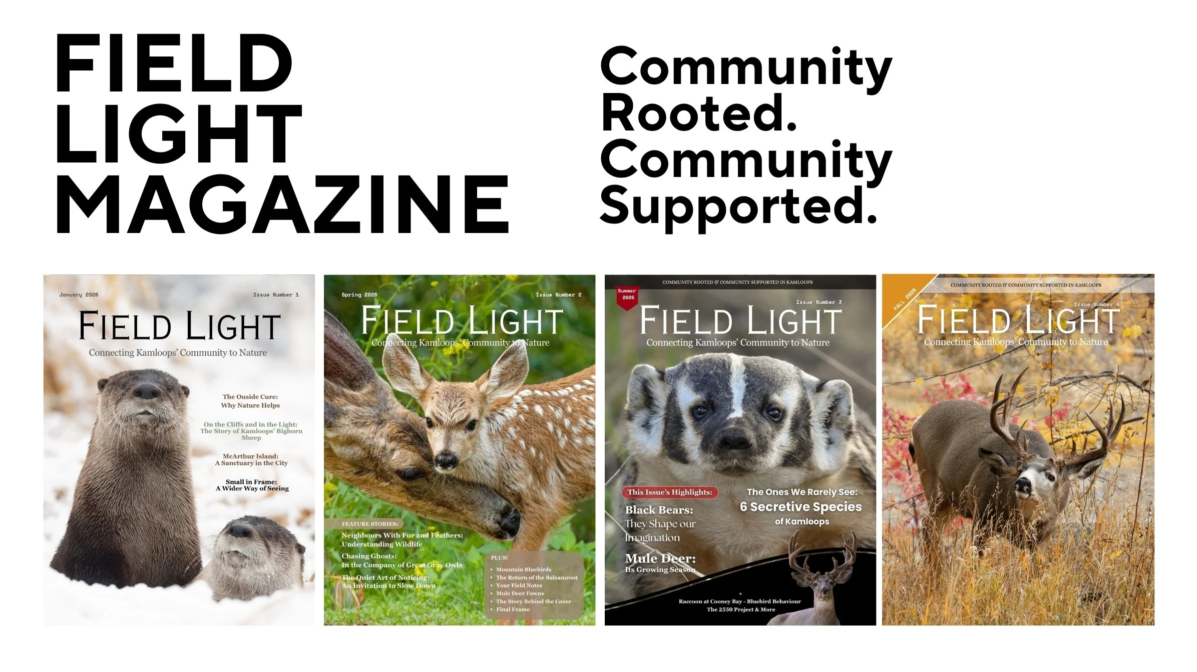 Yearly Subscription to Field Light Magazine