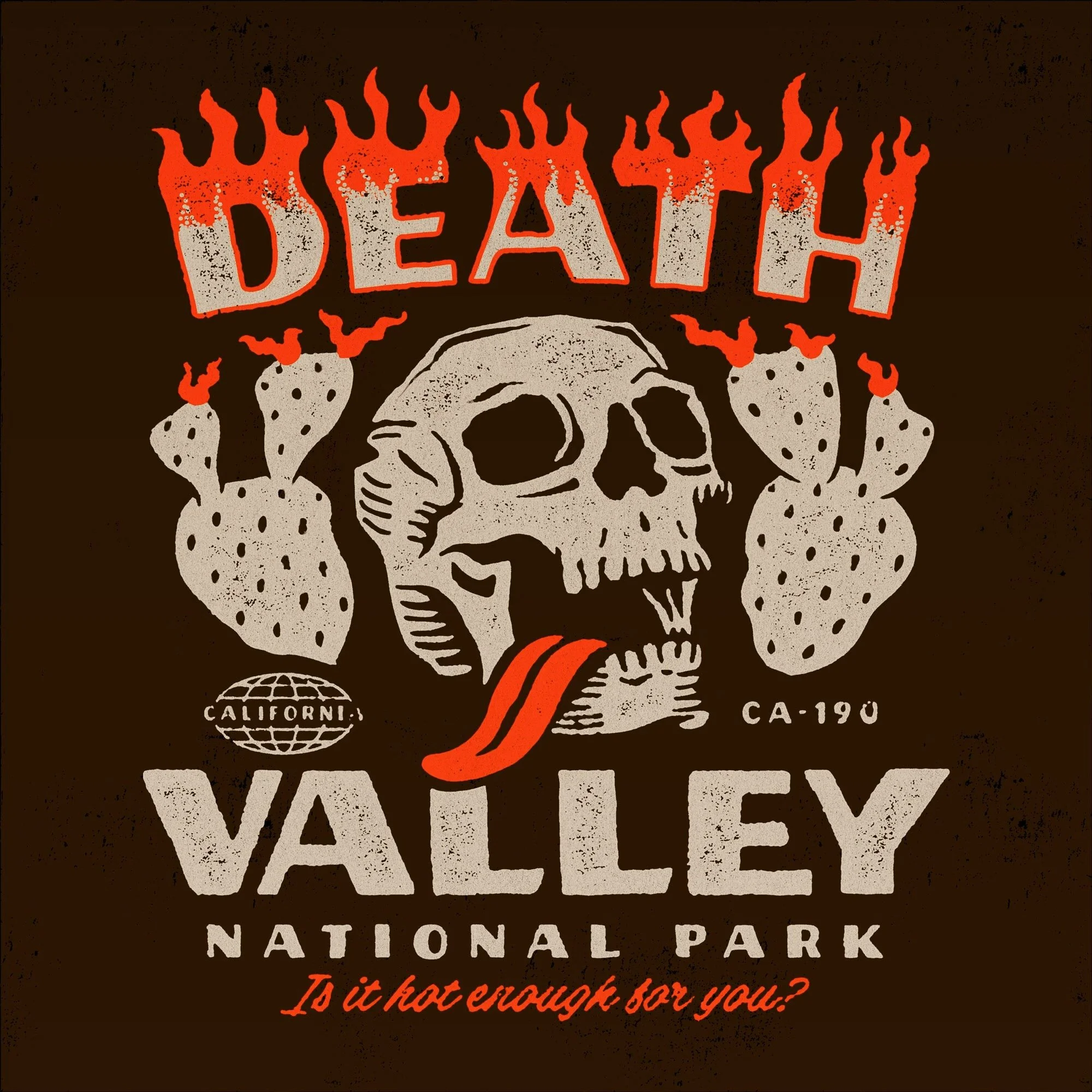 Wanted to try something a little different. Not sure if i'll produce this one but it feels good working on some illustration and design, rather than packing orders 😂

💀🌵🔥

#deathvalley #graphicdesign #illustration #graphictees #mojavedesert