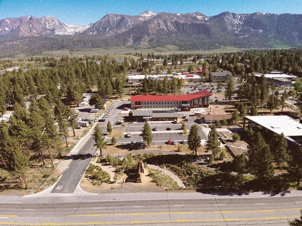 Mammoth Lakes, California, photographed in 1998 before the Village at Mammoth opened