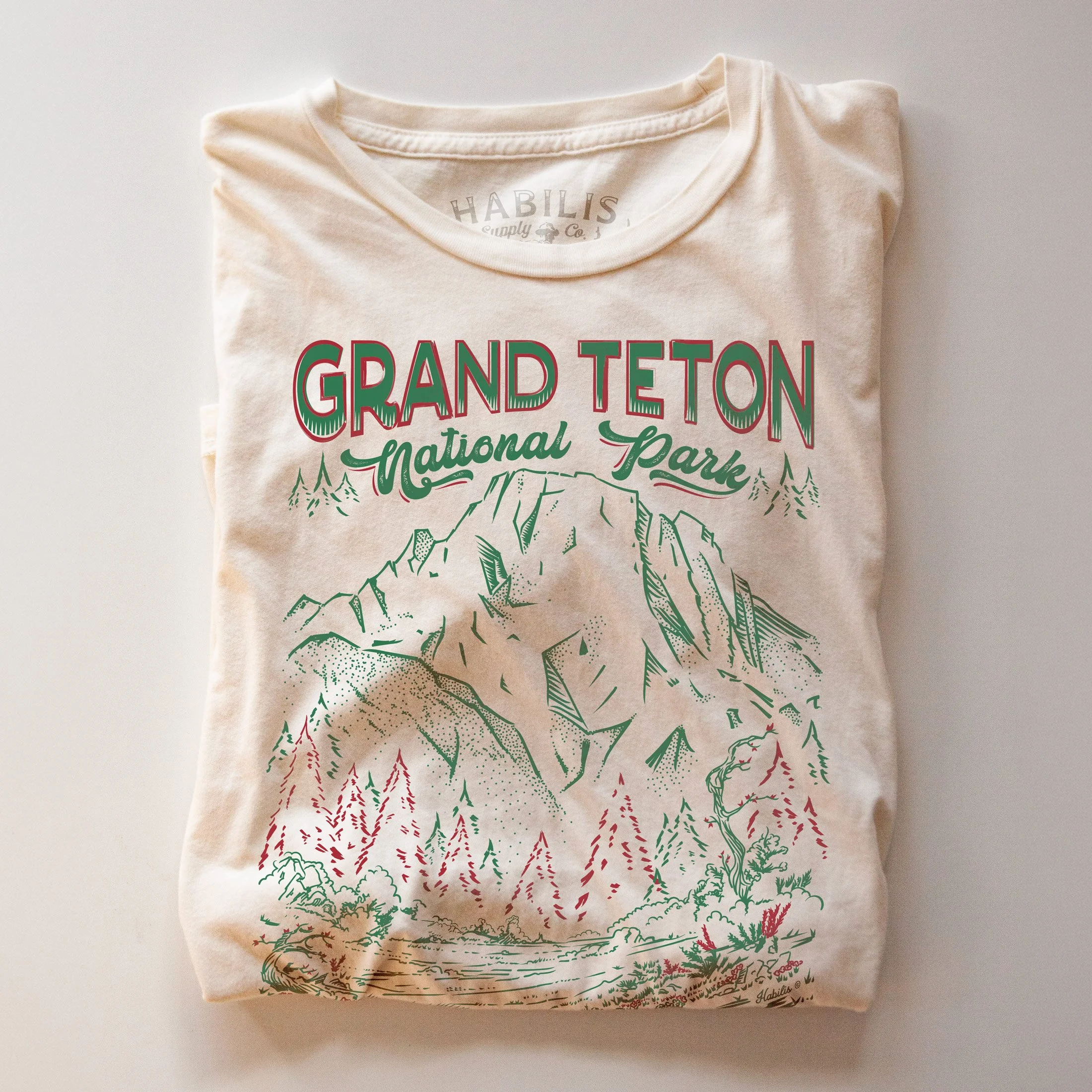 Grand Teton National Park Unisex Short Sleeve Tee