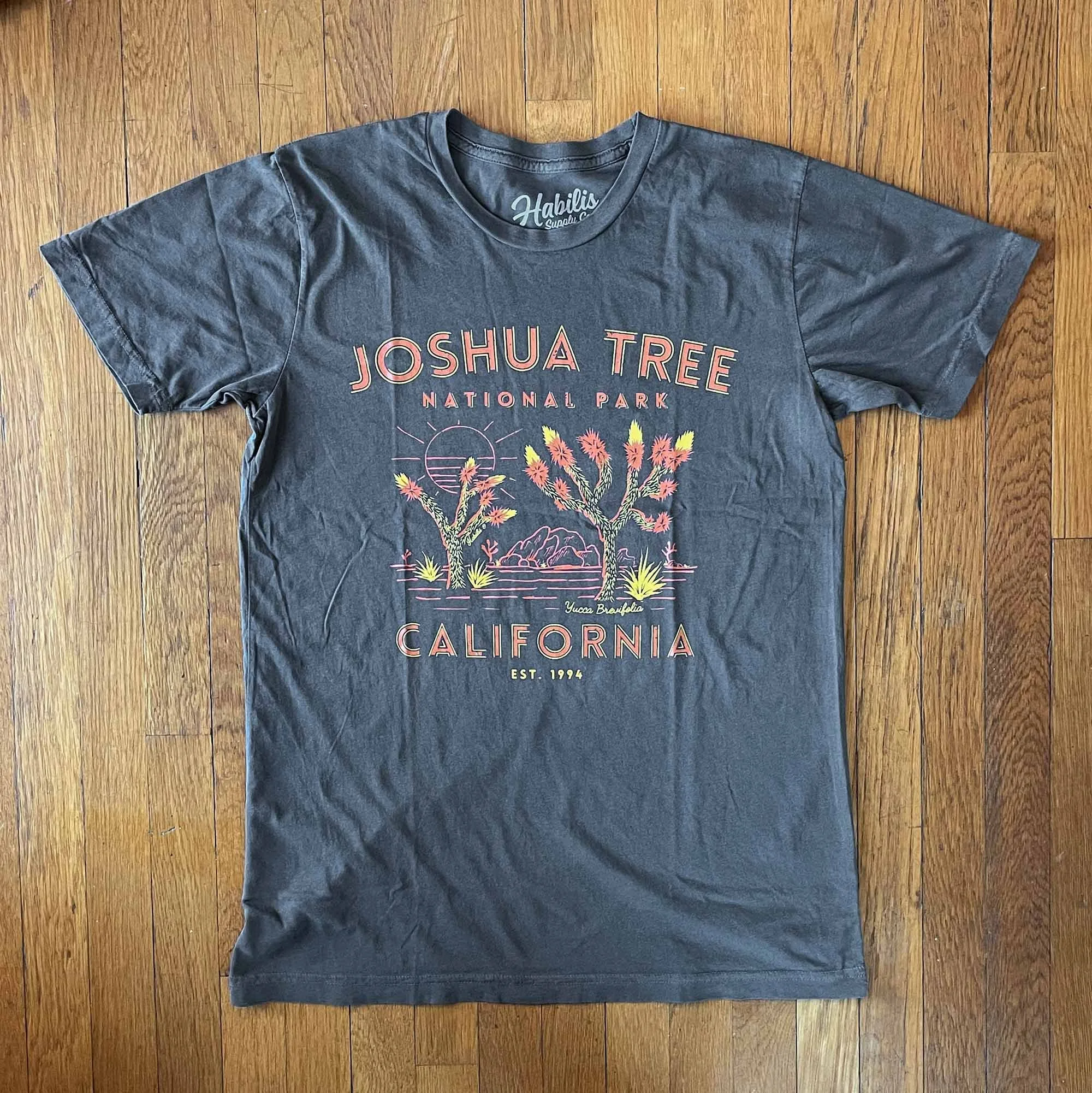 joshua tree national park screen printed shirt