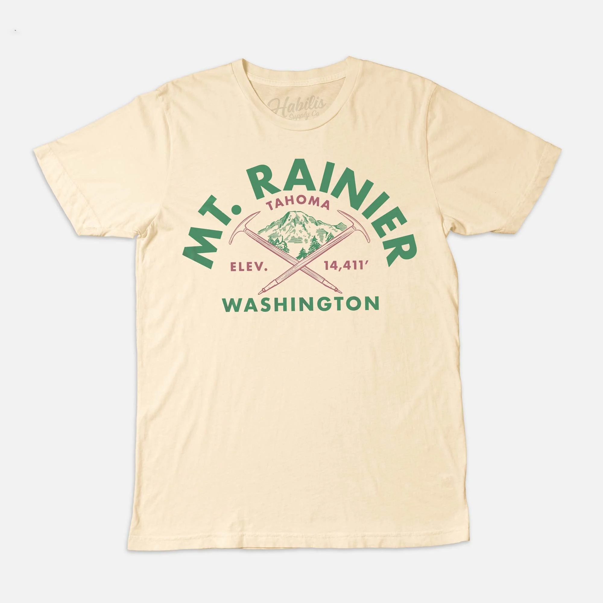 Mount Rainier Unisex T-Shirt – Washington Tahoma Graphic Tee