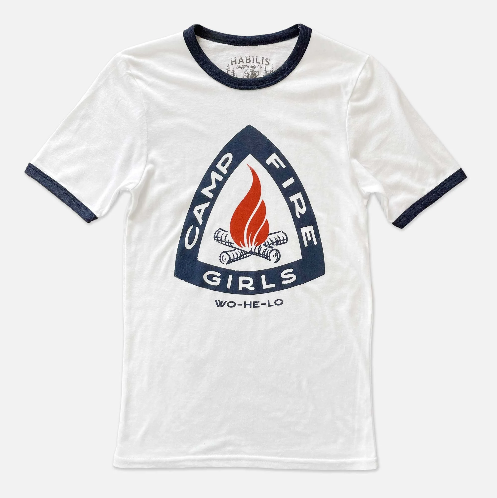 Camp Fire Girls Unisex Ringer Tee