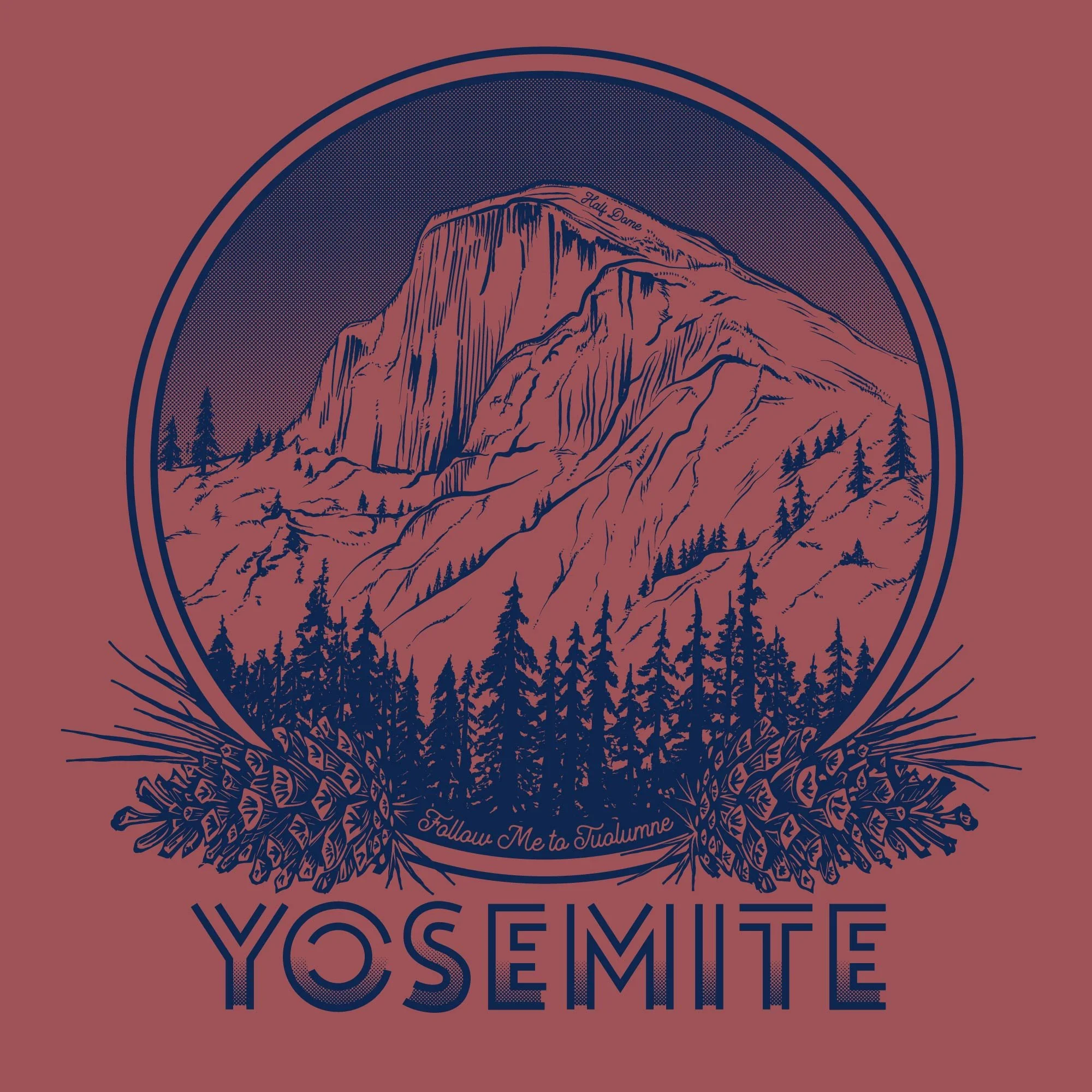 yosemite national park shirt art