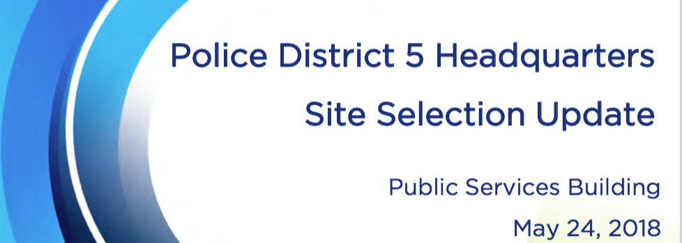 Police District 5 HQ Site Selection