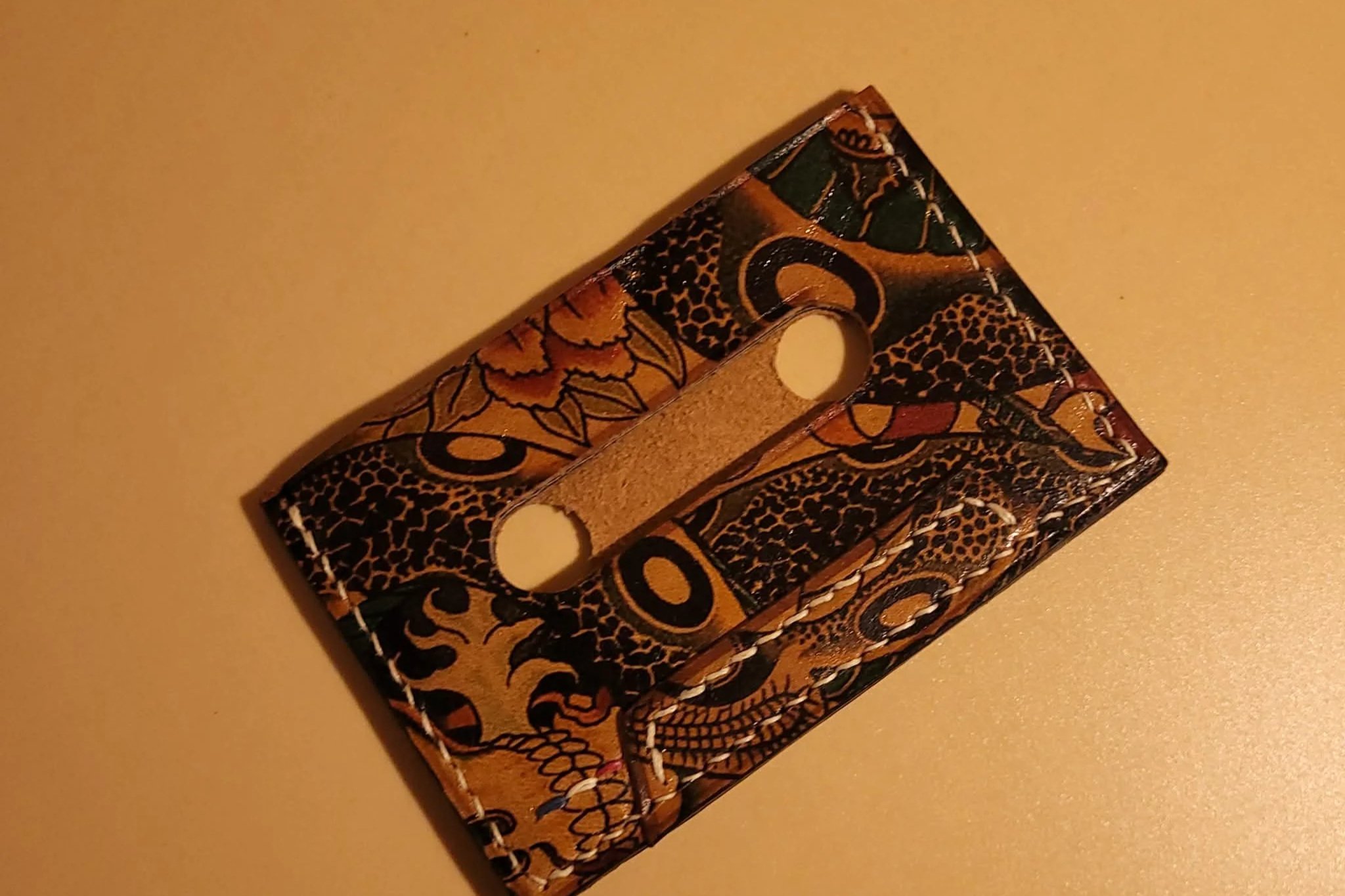 Porte carte K7 tattoo Japan
