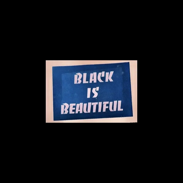 Black Is Beautiful Cyanotype
