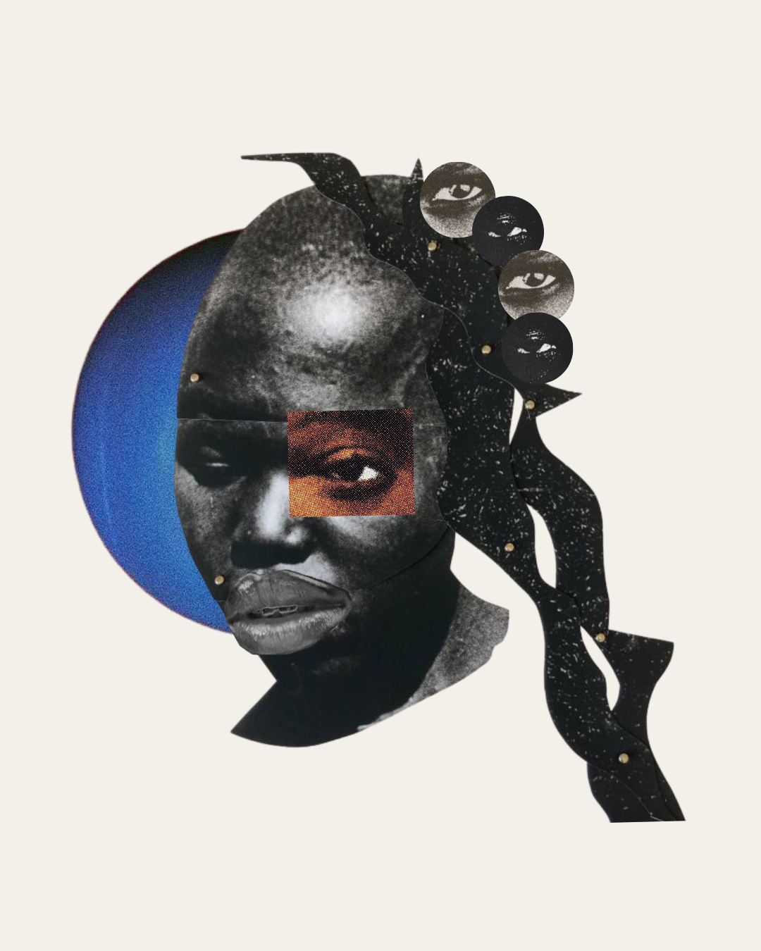 'Unleashed' Collage Print