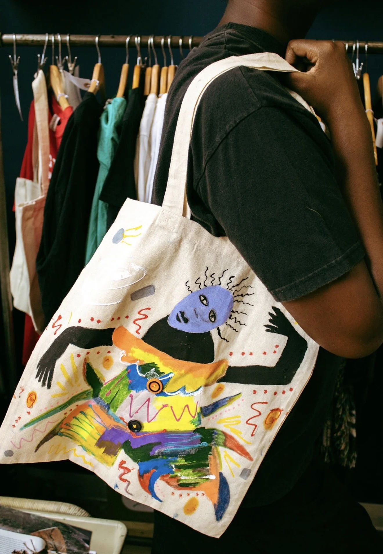 African Dancer Tote No. 1
