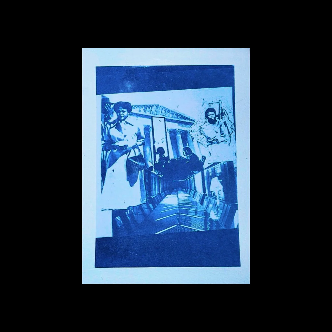 Slow Sanctuary Cyanotype