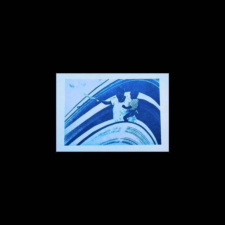Mama God Cyanotype