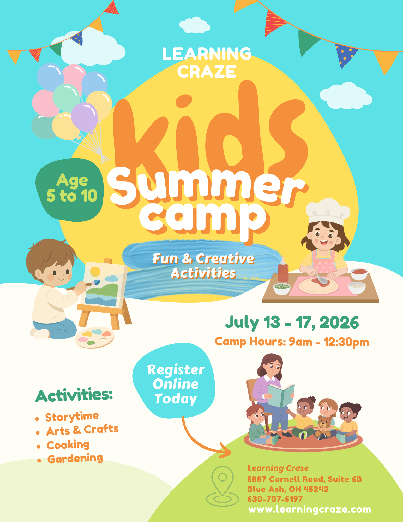Learning Craze Summer Camp Cincinnati