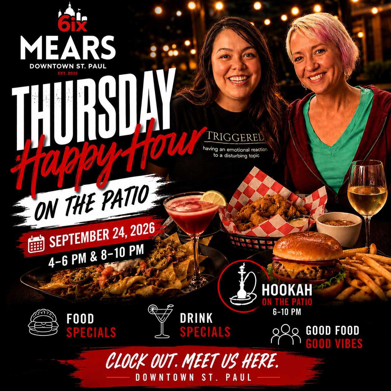 Thursday Happy Hour on the Patio | September 24