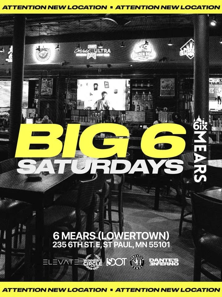 Big 6 Saturday Dance Party | July 18, 2026 (Copy)