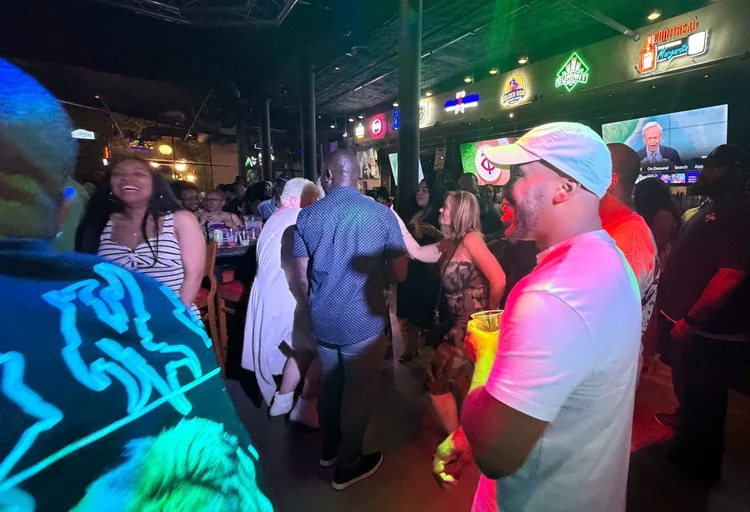Nightlife and entertainment atmosphere.