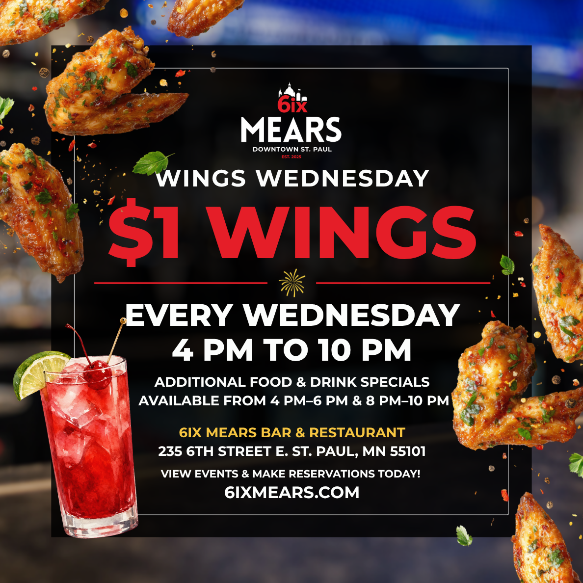 $1 Wings Wednesday | September 23