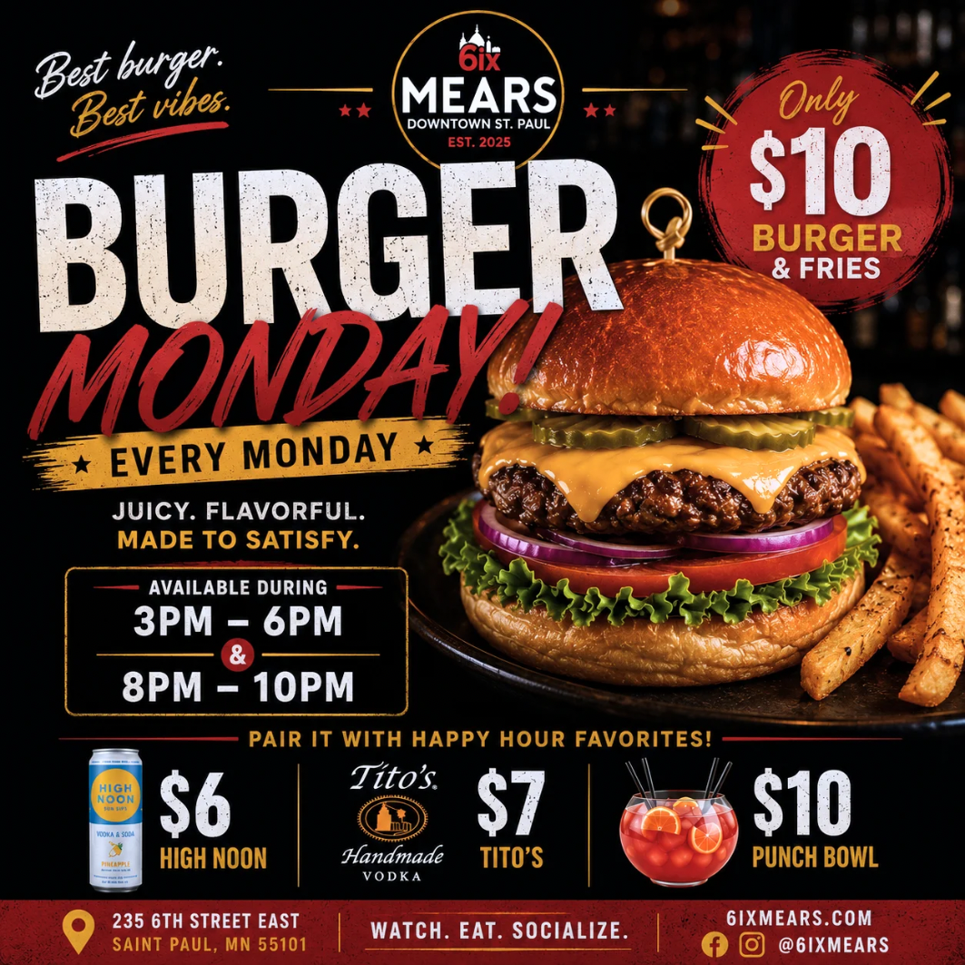 Burger Monday Flyer
