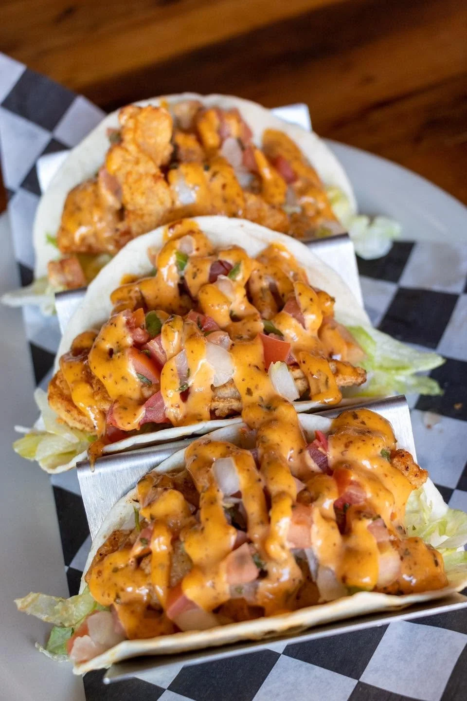 Shrimp tacos 6ix mears catering