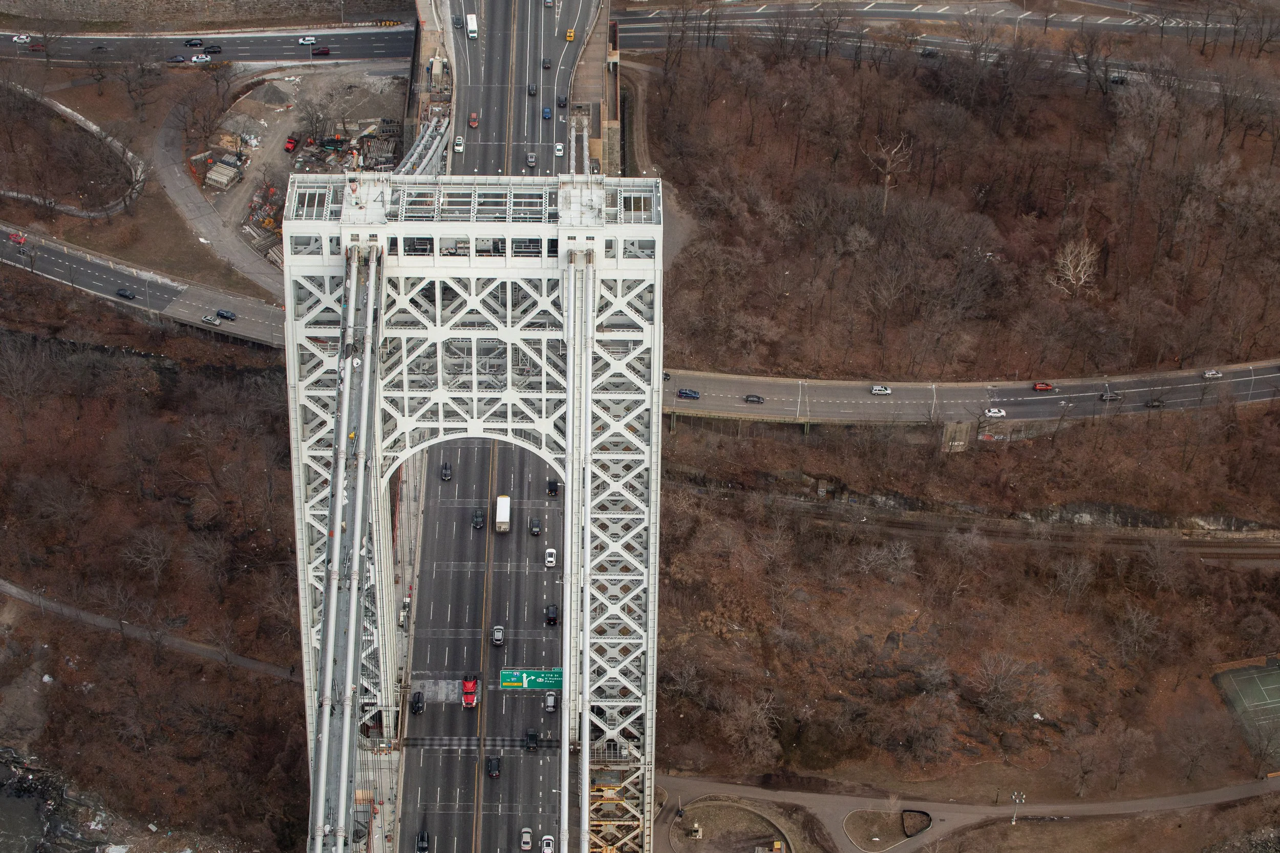 GW Bridge Overhead 
