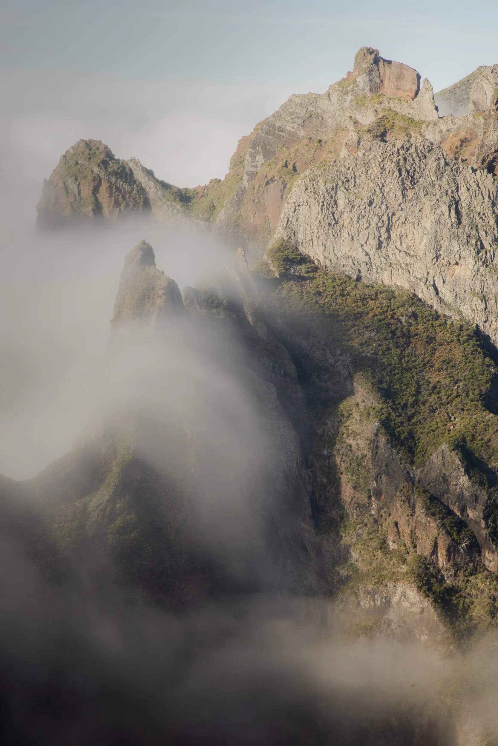 Madeira: Mist & Volcanic Cliffs