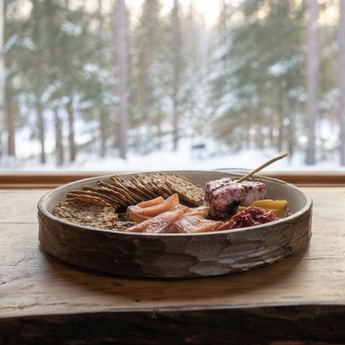 Winter Pine Serving Tray