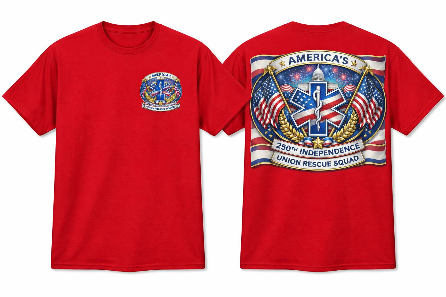 Union Rescue America's 250th Celebration Shirt