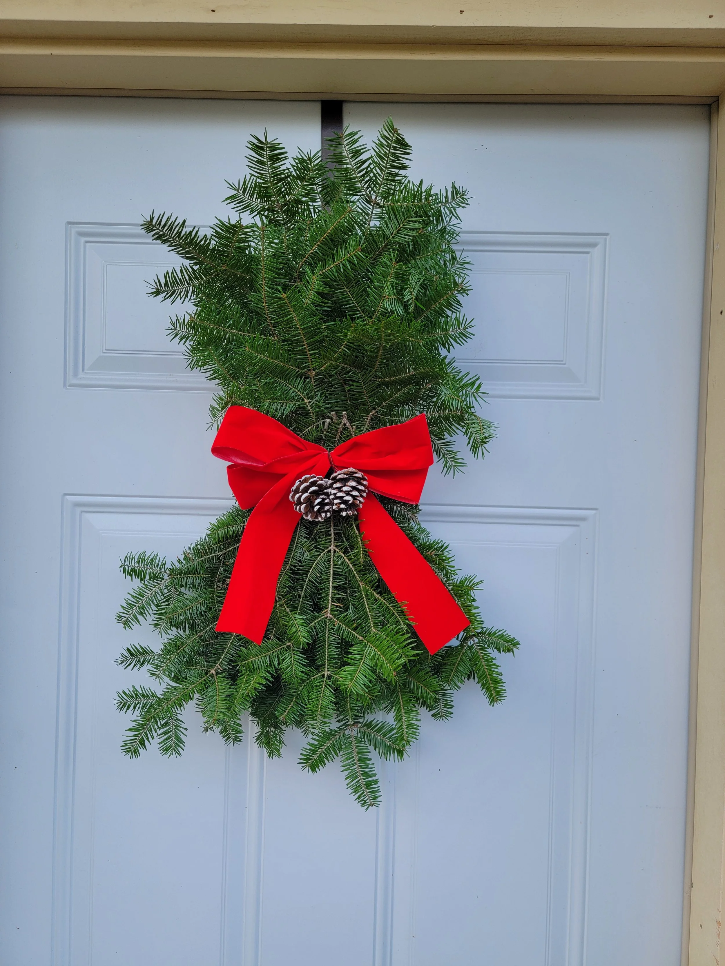 Balsam Door Swag