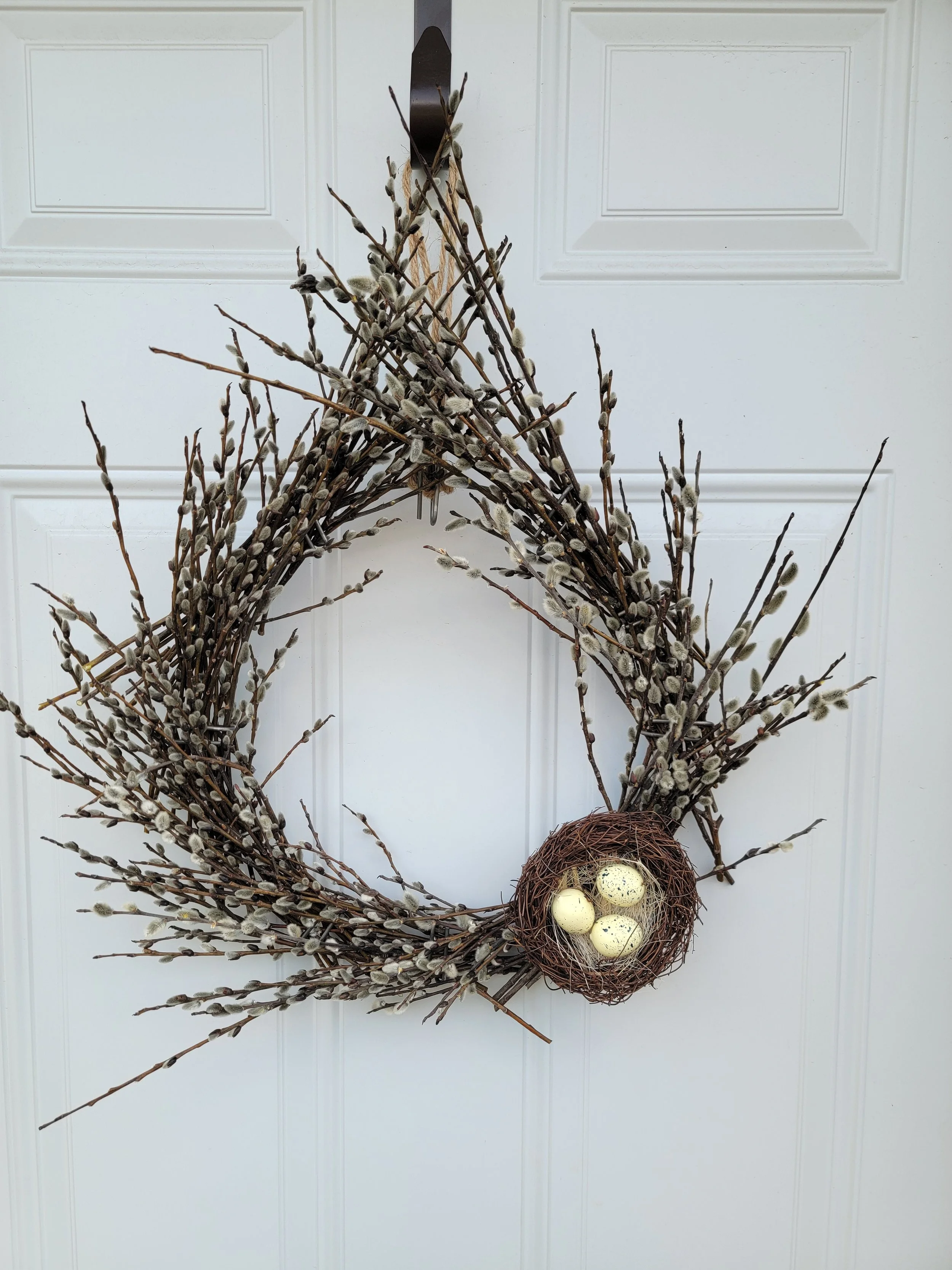 Spring Pussy Willow Wreath 