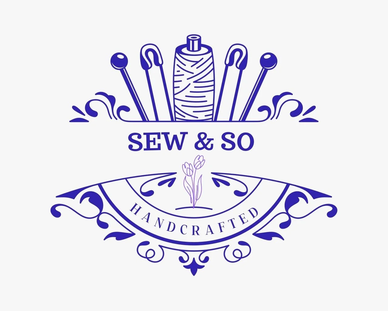 Sew & So Handcrafted logo