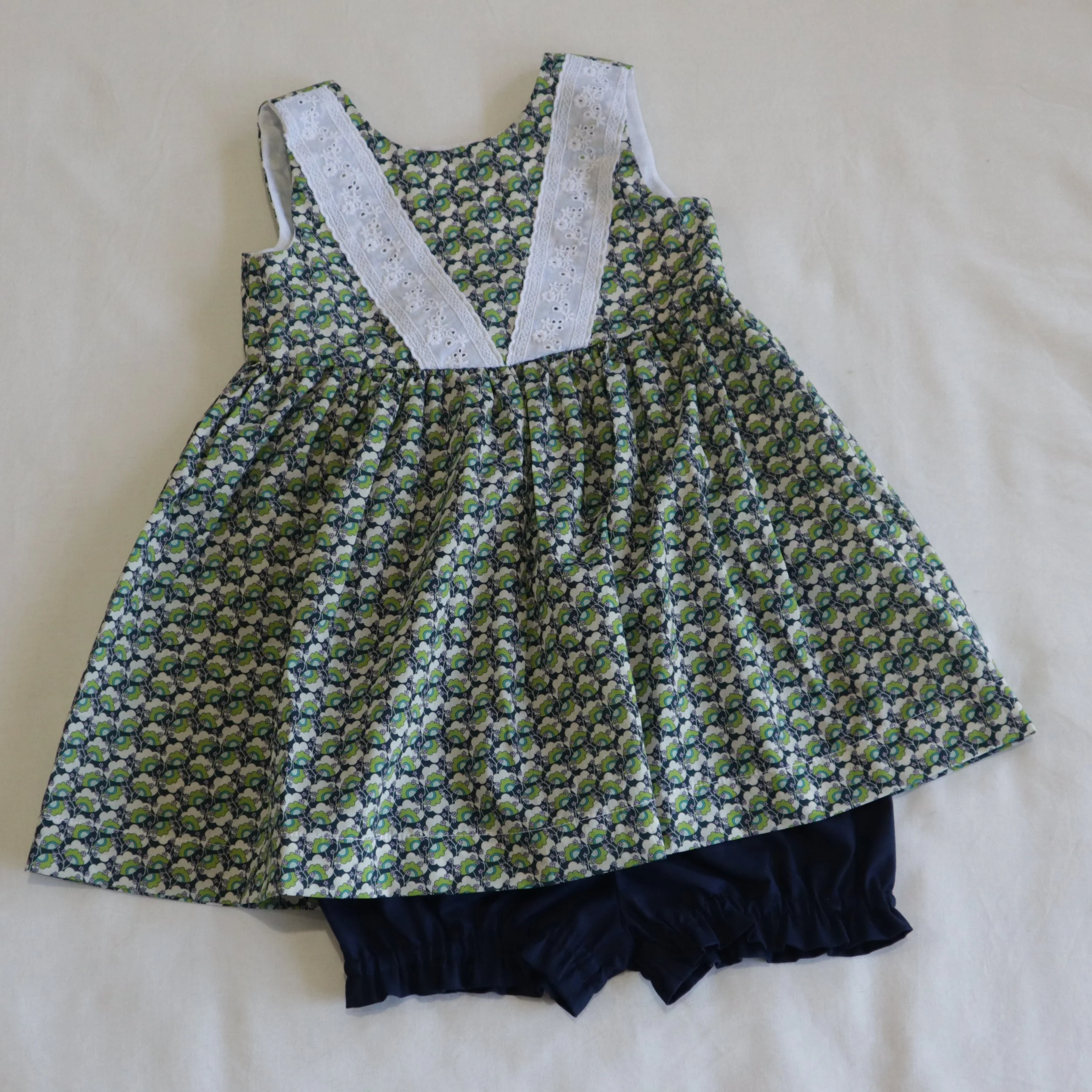 Liberty Tana Lawn Infant Top & Linen Pants Set